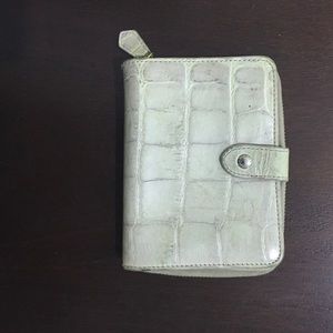 Dooney & Bourke Ivory Crocodile Wallet